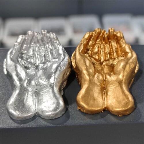 Crystal Ball Stand Resin Buddha hand shape Stands sphere Base for Display