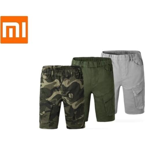 Youpin Cottonsmith Mens imitation knit denim shorts Comfortable stretch short Pants Leisure Run Sweatpants