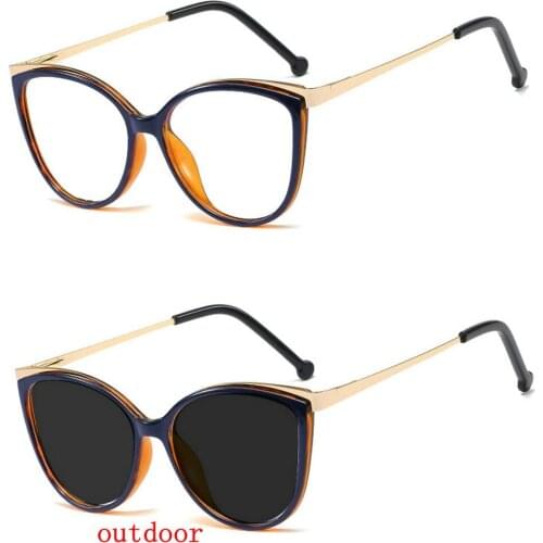 Transition Sunglasses Photochromic Reading Glasses Women Hyperopia Presbyopia with diopters Progressive Multifocal Glasses NX