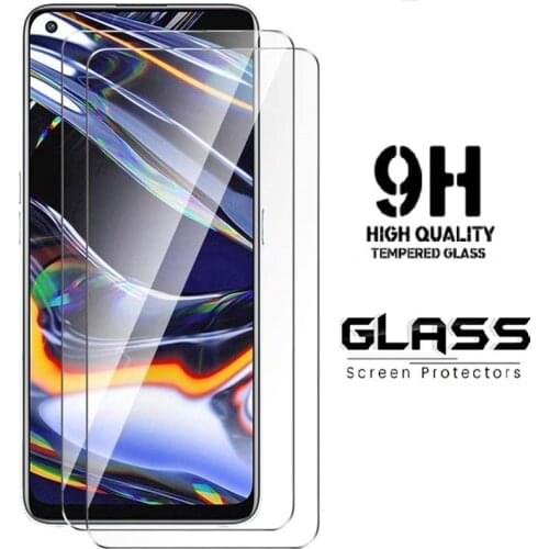 Glass on Realme C15 Tempered Glass For Oppo Realme C11 C12 C17 C3 C2S Screen Protector HD Protective Glass