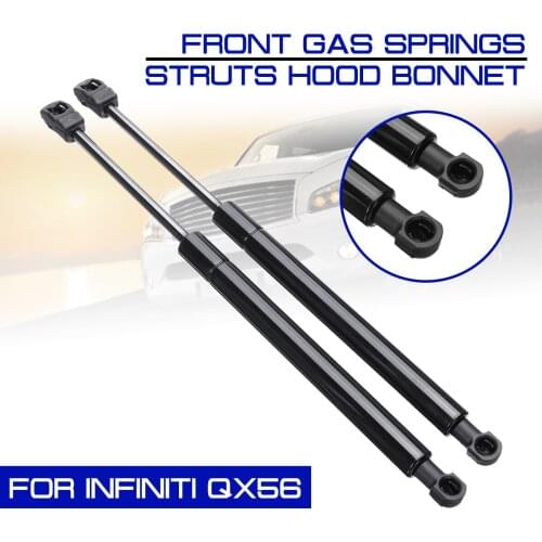 Strut Bars Car Front Engine Hood Lift Supports Props Rod Arm Gas Springs Shocks For Infiniti QX56
