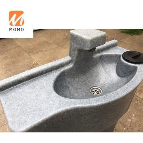 Outdoor public portable hand washing sanitary bathroom wash basin sink