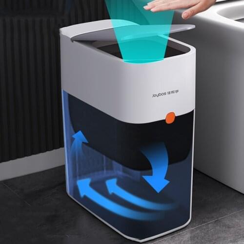 10L Bathroom Smart Sensor Trash Can Kitchen Trash Can Automatic Bagging Trash Can Household Cleaning Tools Bathroom Accessories