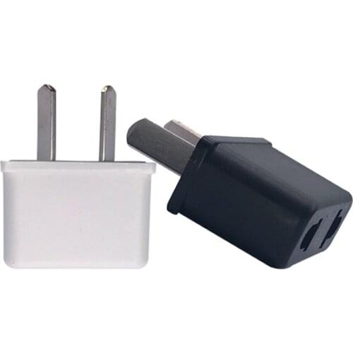 Universal Kr Uk US EU to AU New zealand converter plug adapter 2p autralia power plug white black ce copper 10A 10pcs