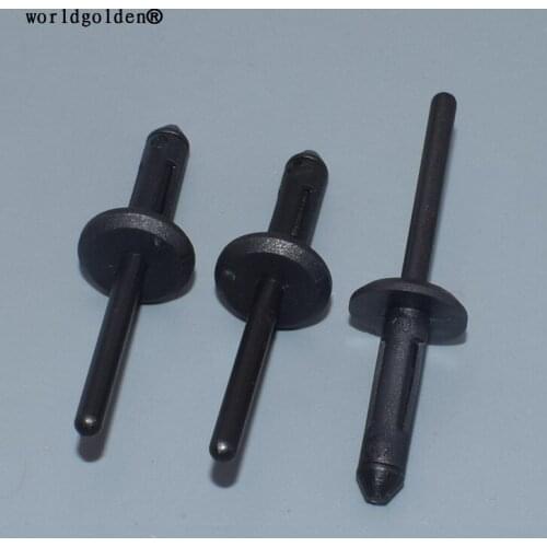 Worldgolden 100pcs auto fasteners Blind Rivet for GM#20432975 for VW#175-853-57701C(17585357701C)