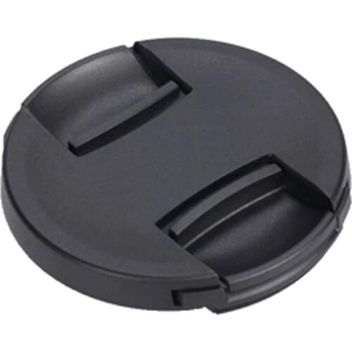 1pcs High-quality 49 52 55 58 62 67 72 77 82mm center pinch Snap-on cap cover for canon camera Lens