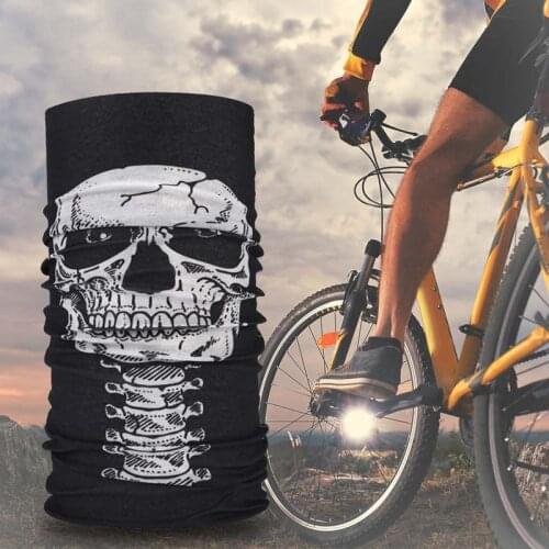 1Pc Skull Seamless Balaclava Magic Scarf Heaewear Outdoor Sports Bandana Men Cycling Hiking Scarf Neck Cover Scarf For Men Women
