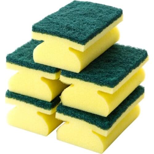 5pcs/lot Clean Sponge Scrubbing Kitchen Nano Emery Magic Sponge Cleaner Rub Pot Except Rust Cleaning Sponge for Kitchen Bathroom