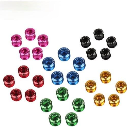 5Pcs/Lot Litepro MTB Mountain Bicycle Single Bolts Crankset Screw Road Bike Disc Snail for Chainwheel Parts Accessory Bike Parts