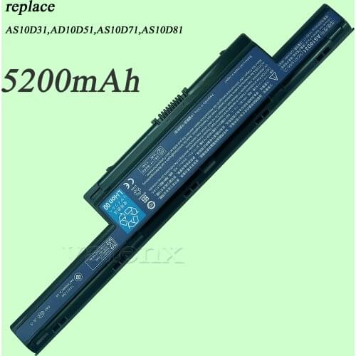 Battery for Acer AS10D31 AS10D81 AS10D51 AS10D41 AS10D61 AS10D73 AS10D75 5750 AS10D71 5742 AS10D56 E1-531 5250 E1-571 5733 7741