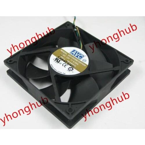 AVC DS12025B12EP004 DC 12V 0.20A 120x120x25mm Server Cooling Fan