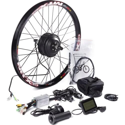 Disc Brake Mountain Bike Electric Bike Gear Motor Conversion Kit 36V 250W 350W 500W MTX33 MTX39 Sun Ringle Rim & KT LCD3 Display