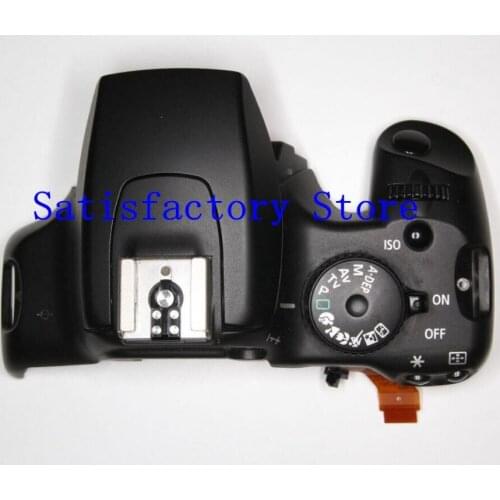 For Canon 1000D Rebel XS Kiss F Top cover group With Mode dial Power switch button Shutter button cable Used Repair Parts