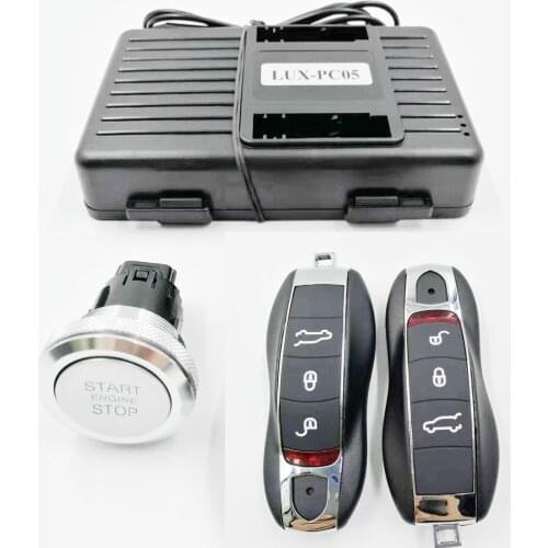 For Old Porsche 911 Year 2005-2012 Car Add Push Start Stop System Remote Start and PKE Keyless GO Entry CAN BUS Plug Play Type