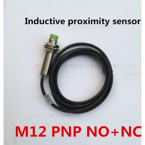 M12 PNP NO +NC /normally open and normally close proximity inductive sensor switch DC 4 wires sensor distance 4mm high quality