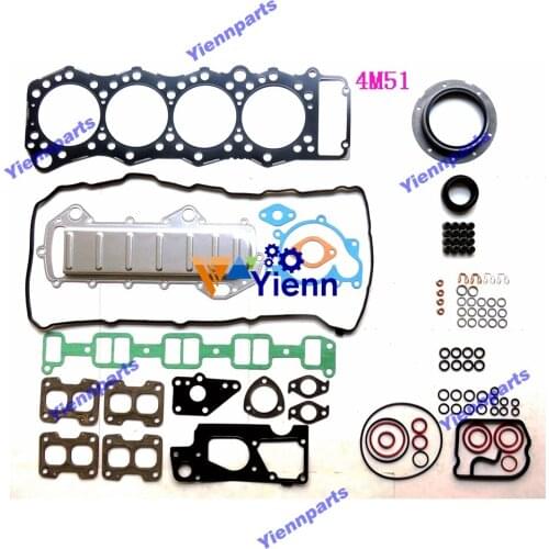 ME994104 4M51 Overhaul Full Gasket Set With Cylinder Head Gasket For Mitsubishi Diesel Engine Repair Parts