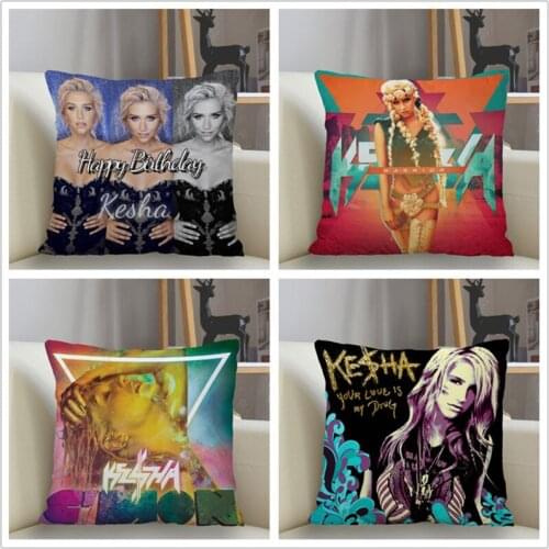 Musife New Custom Kesha Pillowcase Sofa Decorative Cushion Cover Pillowcase Home Decor Drop Shipping Wholesale