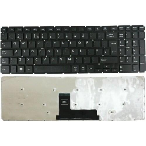 New for Toshiba Satellite L50-B L50D-B L50T-B L55-B L50-C S50-B S50T-B S55-B S50T-C UK Laptop Keyboard