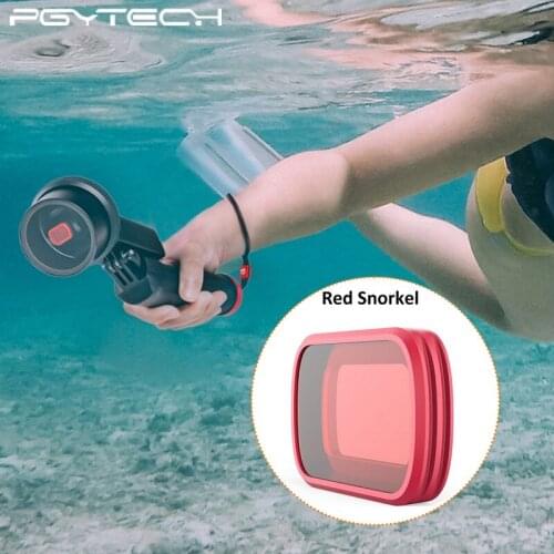 PGYTECH OSMO POCKET Snorkeling Filter Diving Lens Filter Light Red Camera Professional Filter for DJI OSMO Pocket Accessories