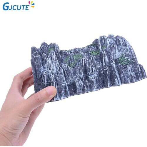 Plastic 1:87 Scale Model Toy Train Railway Cave Tunnels Sand Table Model Toy