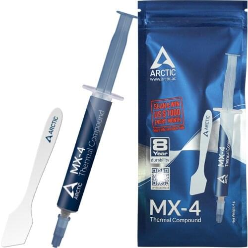 High-Density thermal compound Grease tube Arctic Silver 5 for cooling CPU and GPU temperature