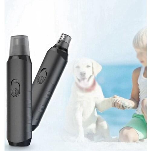 Portable Pet Nail Grinder Dog Battery Power Electric Cat Paws Nail Nail Clippers Cutter Painless Grooming Trimmer Tools