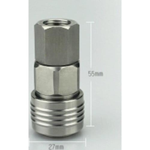 1/4" BSP Female x Socket Pneumatic C Type Self-Locking Fittings Quick Release Connector For Air Compressor