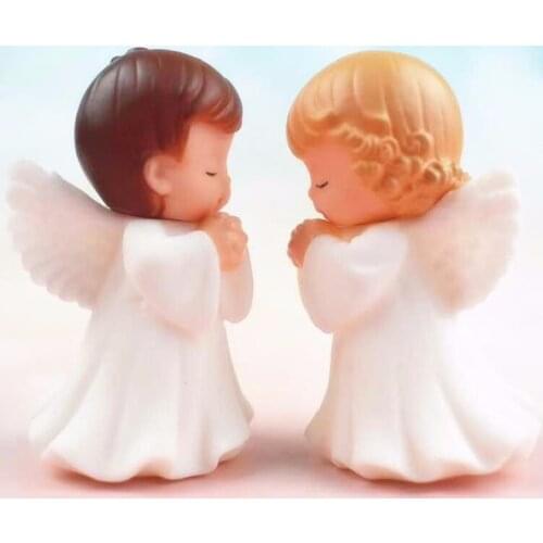 Boy Girl Angel Silicone Fondant Molds Cake Decorating Tools Birthday Wedding Candle Resin Clay Moulds Silicone Soap Aroma Mold