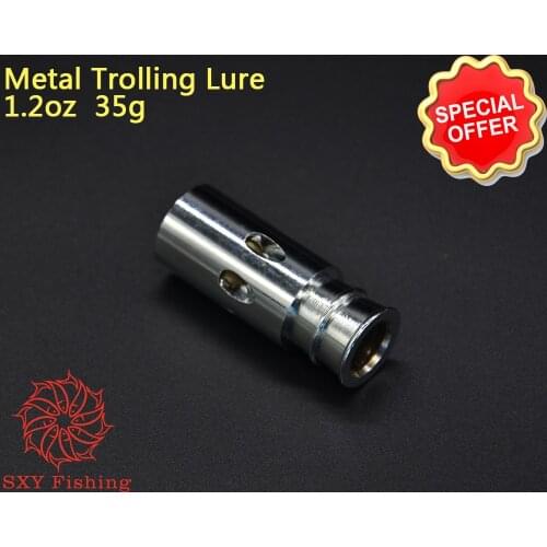 SXY FISHING D52 Metal Trolling Lure Metal head Metal copper head 1.2oz Metal Octopus head Deep sea fishing Trolling bait