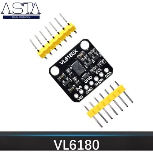 1PCS VL6180 VL6180X Range Finder Optical Ranging Sensor Module for Arduino I2C Interface 3.3V 5V gesture recognition