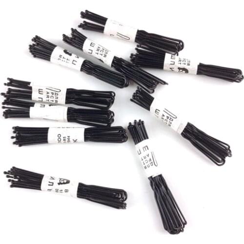 80PCS Black U-shaped Clip Women Hairpin tool Wavy Grips Hairstyle Sticks Fashion Modeling tools Girls Hair Accessories