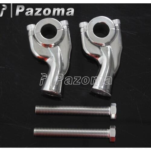 1 Pair Billet Aluminum Handlebar Riser Motorcycle Motorbike Bar Risers For 7/8" 22mm Handlebar Clamp