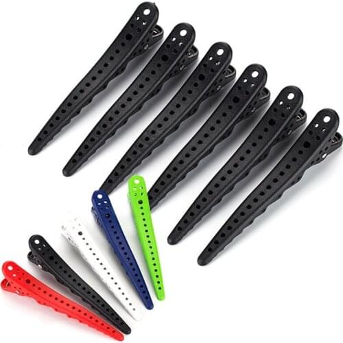 6Pcs/set Hair Styling Section Clip Hair Pins Clips Clamps Grip Tension Spring Hold Hair DIY Hairstyle Tools