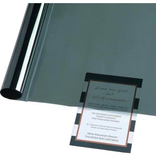 16% VLT Car Rear Window Foils Auto Sunroof Side Window Tint Solar Protection Tinting Film 75CM x 3M