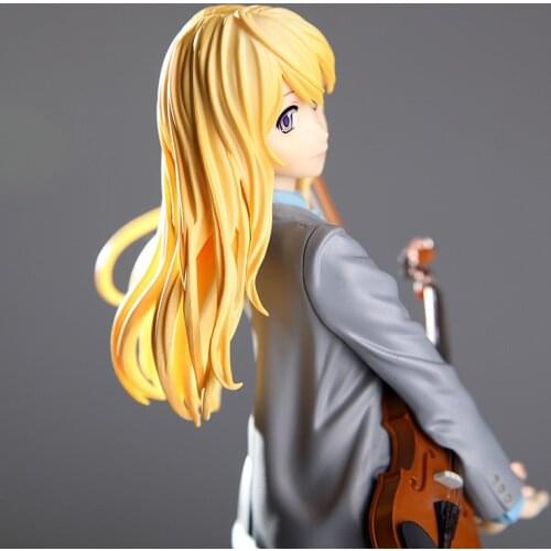 Action figure your lie in april kaori miyazono cartoon doll PVC box-packed japanese figurine world anime model holiday gifts