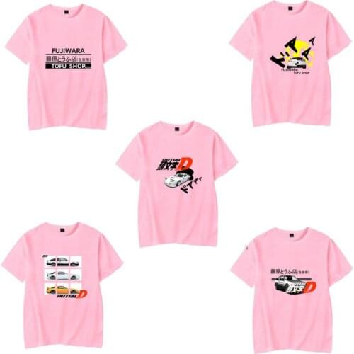 Japan Anime Initial D T Shirt Women Men Harajuku Summer Fashion Short Sleeve Funny Tshirt AE86 Car Drift Graphic Tees Streetwear