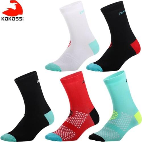 KoKossi Cycling Sports Socks Outdoor Sports Fitness Socks Unisex Comfortable Socks Running Hiking Camping Mountaineering Socks