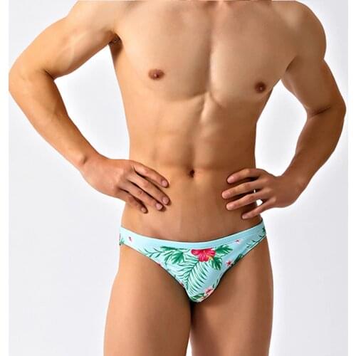 Narrow side sexy tight low waist men swimwear 2021 men beach shorts gay pool swim briefs bikini sports surf swimsuits small size