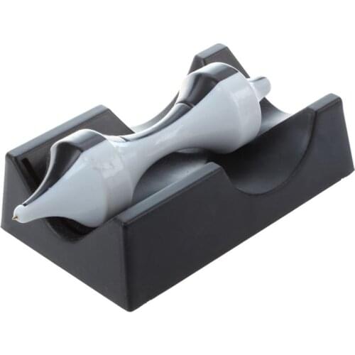 Revolution Magnetic Levitation Anti Gravity Device Spinning Top Desk Toy Gift White+Black