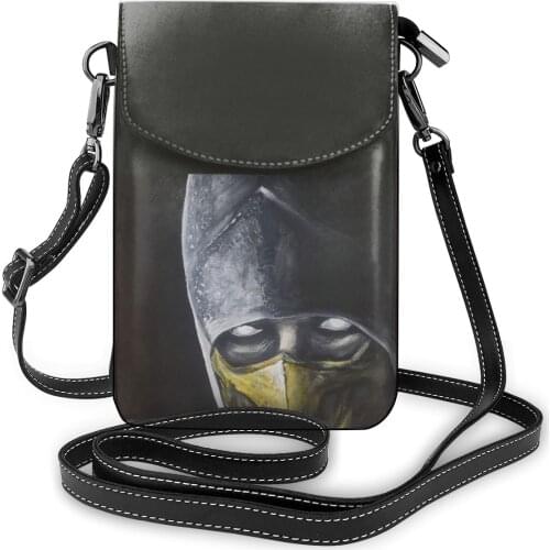 Mortal Kombat Shoulder Bag Fashion Funny Women Bags Leather Office Student Purse