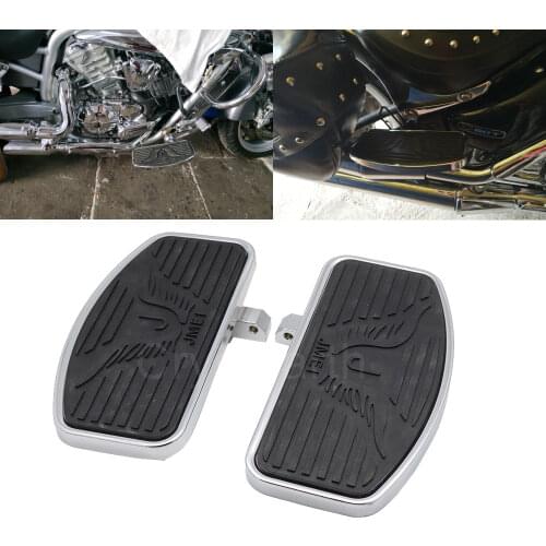 Motorcycle Wide Rear Passenger Footboard Floorboard Front Footrest For Suzuki Boulevard C50 Intruder Volusia 400 800 VL400 VL800