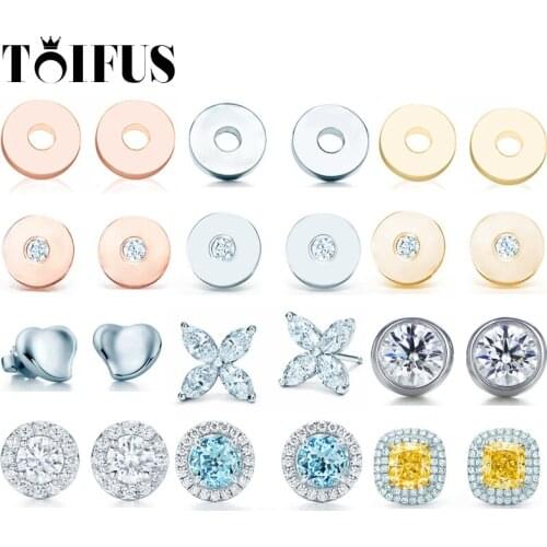 Tif 925 sterling silver Gemstone jewelry craftsmanship, with official logo necklace