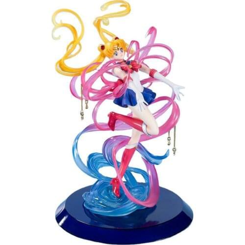 Sailor Moon Tsukino Usagi PVC 25cm Japanese Anime Figure Action fFigure Model Collectible Toy Doll Gifts