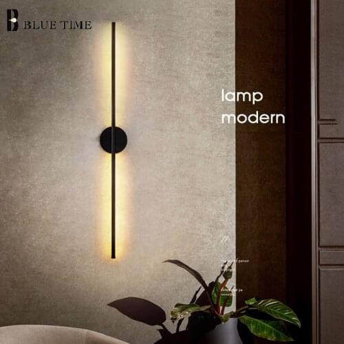 New Arrivals Modern LED Wall Lights For Bathroom Bedside Lights Mirror Front Lights Gold&Black Frame LED Wall Lights Fixtures