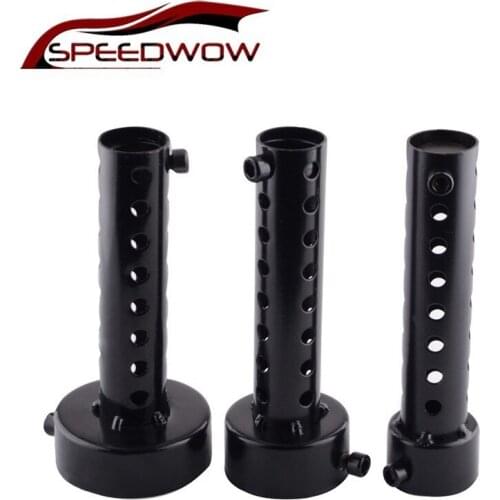 SPEEDWOW Universal 35/48/60mm Outlet Diameter Noise Sound Eliminator Exhaust Motorcycle Adjustable Exhaust Muffler DB Killer