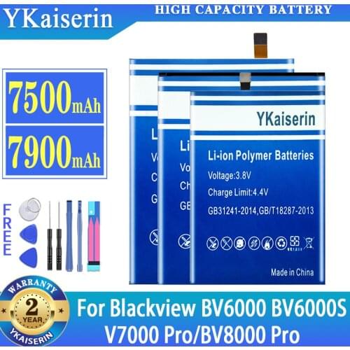 YKaiserin Batteries For Blackview BV8000 Pro Phones