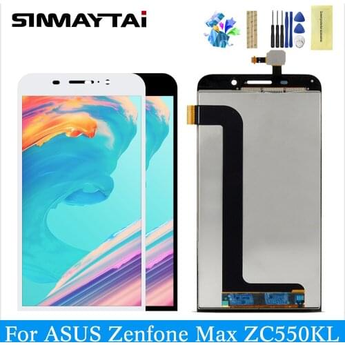 LCD for ASUS ZenFone Max LCD ZC550KL Z010DA Dual SIM 4G LTE digitizer assembly touch screen replacement black lcd display Z010DA