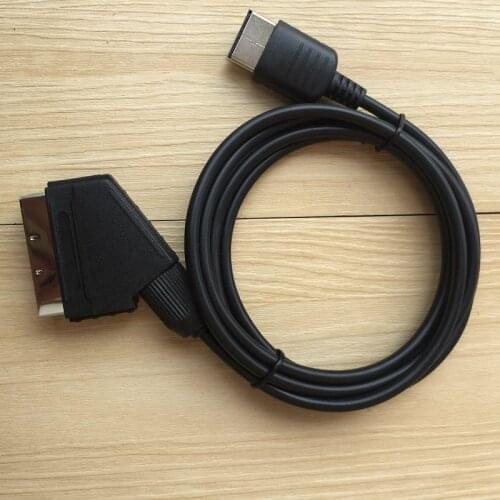 FZQWEG 10 PCS Scart Cable For sega DC cable cord Scart Cable for SEGA Dreamcast DC EU Plugs