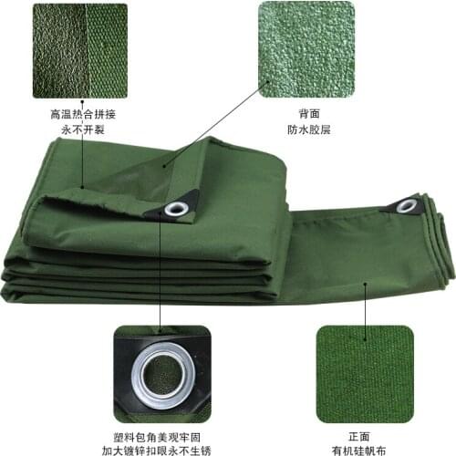 3*3m High quality Thicken Canvas Paulin waterproof colth Outdoor rainshed raincloth
