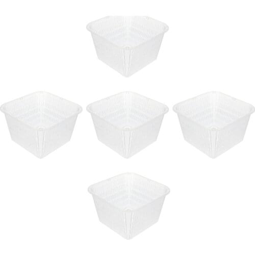 5pcs Thickened Orchid Pots Set Baskets Orchid Planter with Holes